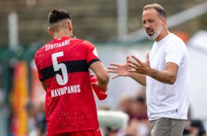 Pellegrino Matarazzo und der VfB Stuttgart haben bei BFC Dynamo 6:0 gewonnen. Foto: dpa/Andreas Gora