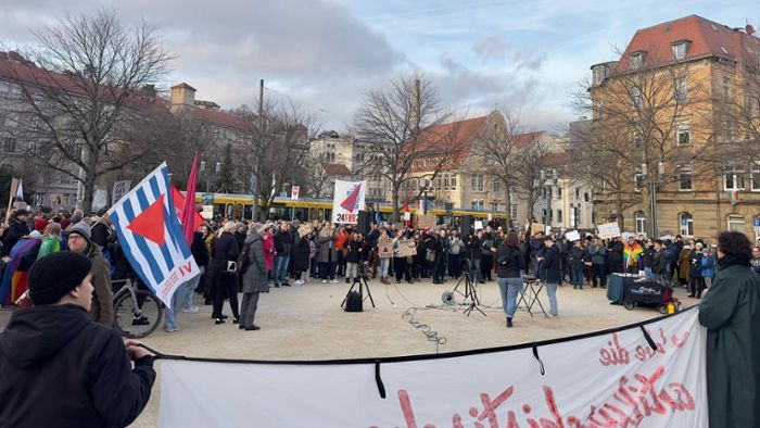 Protest-Aktionen in Stuttgart: Demos gegen rechts in drei Stadtbezirken