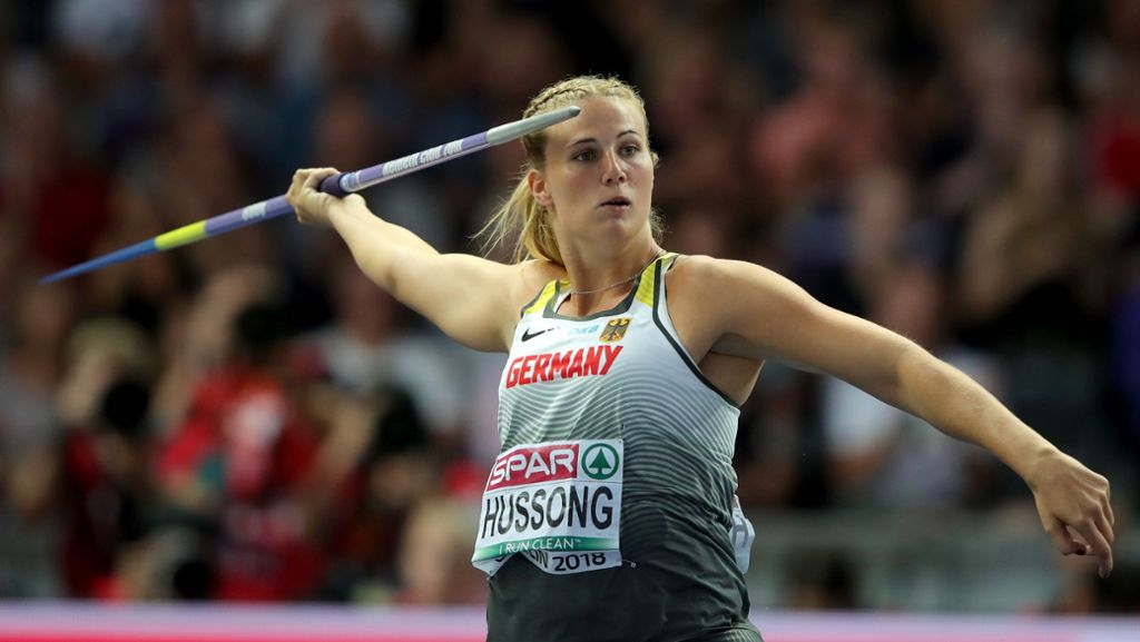 Leichtathletik-EM in Berlin: Christin Hussong ist neue Speerwurf-Europameisterin