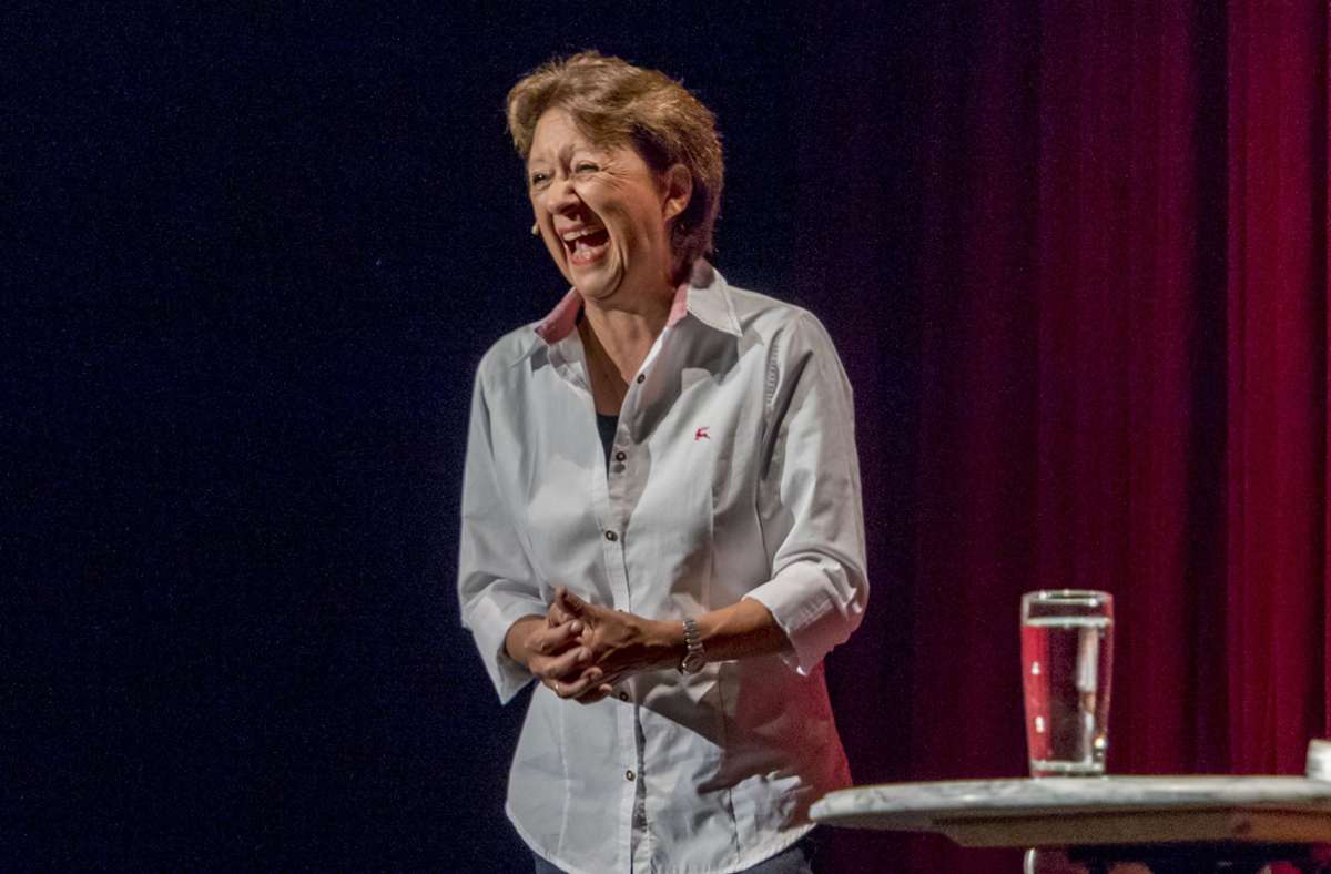 Monika Hirschle hat Premiere ihres  Programms „Jetzt wird’s Dag!“ im Theater der Altstadt gefeiert. Foto: Andreas Engelhard/.