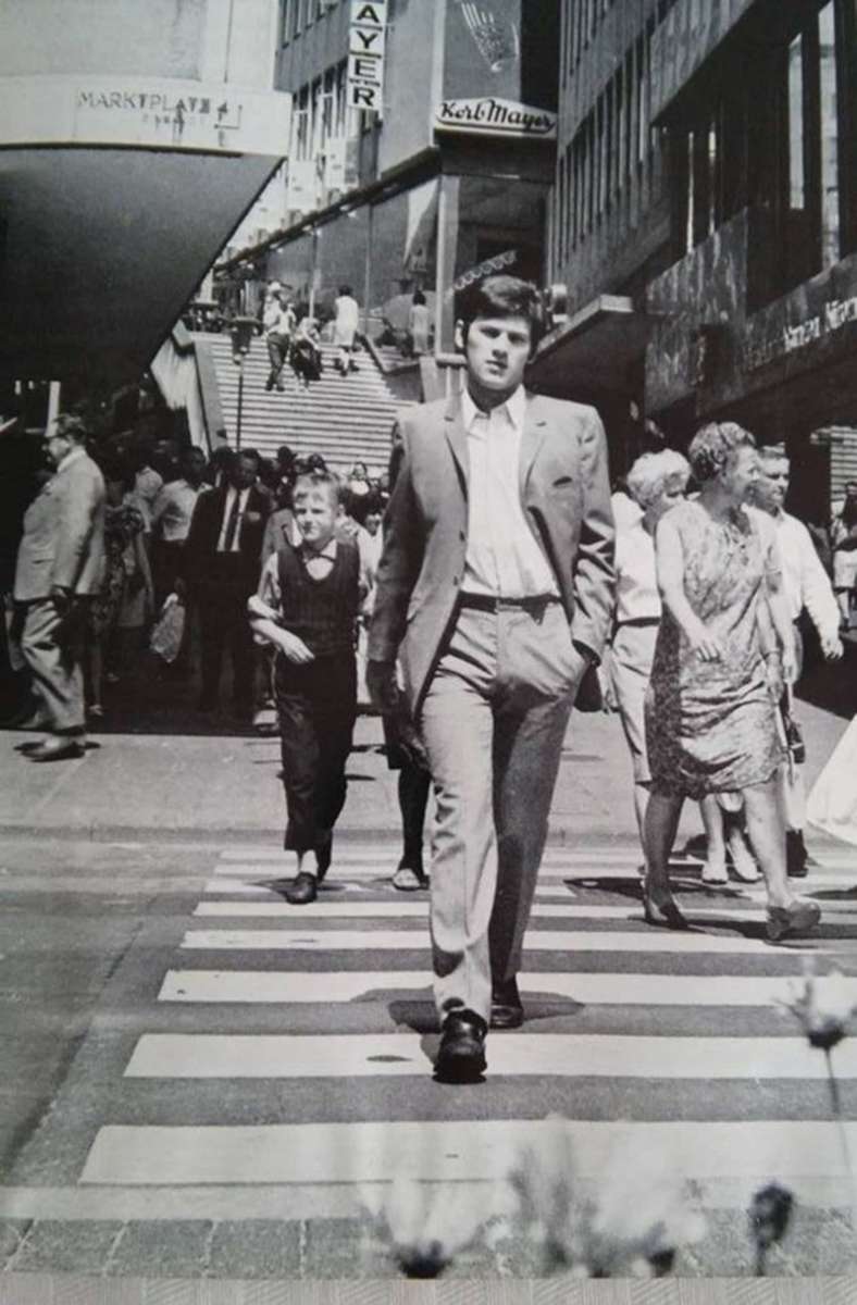 Die Schulstraße im Jahr 1968.