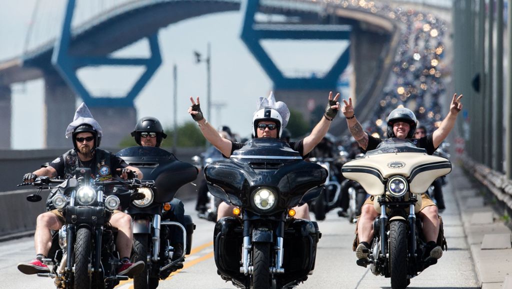 Harley Days in Hamburg: Tausende Besucher bei röhrenden US-Kult-Bikes