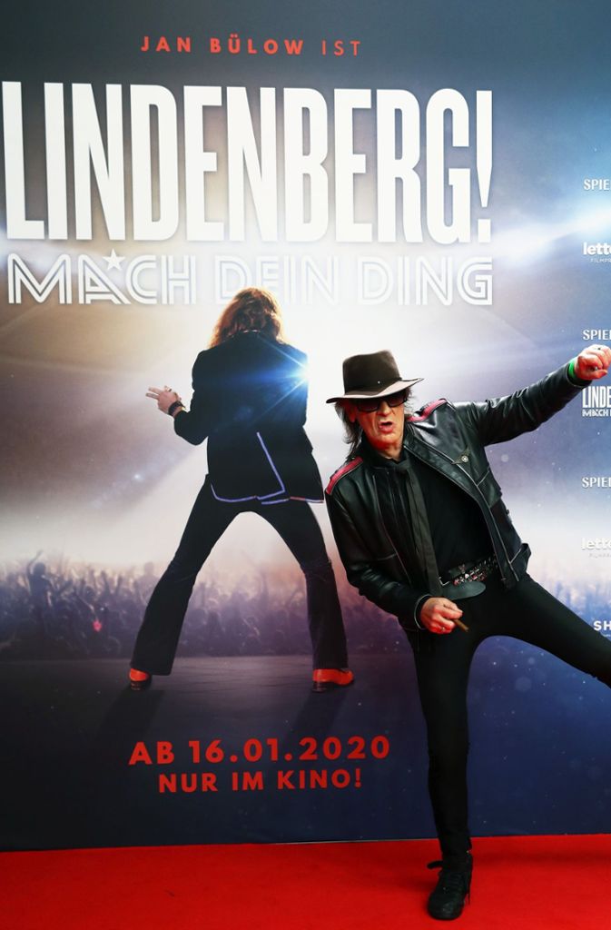 Immer noch gut drauf: der 73-jährige Deutschrocker Udo Lindenberg