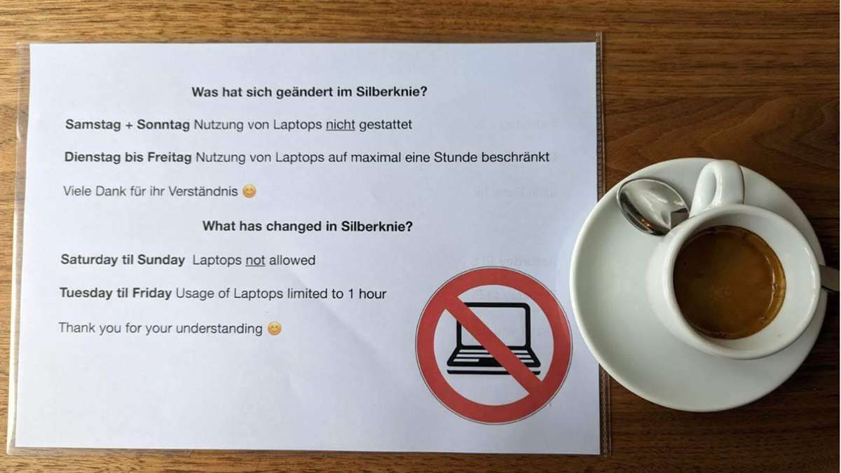 Café Silberknie in Stuttgart: Was ist aus dem Laptop-Verbot geworden?