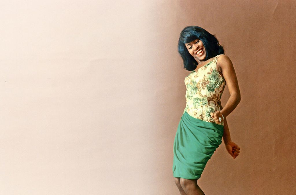 Tina Turner, etwa 1970, fotografiert von Michael Ochs.