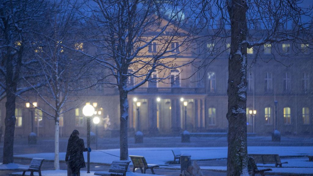 Winter in Stuttgart: Wenig Schnee, viel Stimmung