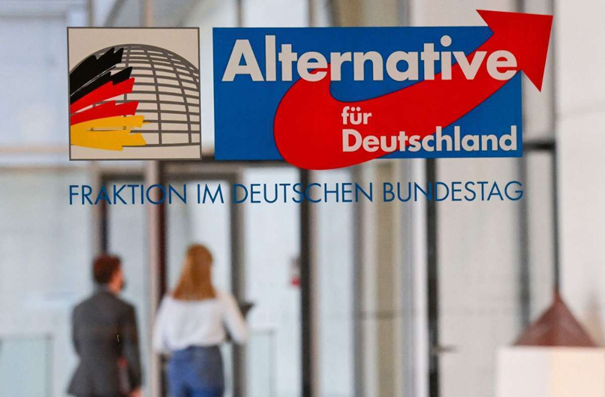 Die Gewerkschaft der Polizei ist nicht begeistert, dass der Vorsitz des Innenausschusses des Bundestages an die AfD gehen soll. (Symbolbild) Foto: AFP/TOBIAS SCHWARZ