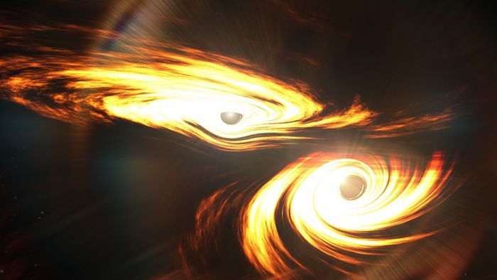 Gravitationswellen von bislang schwersten Schwarzen Löchern gemessen