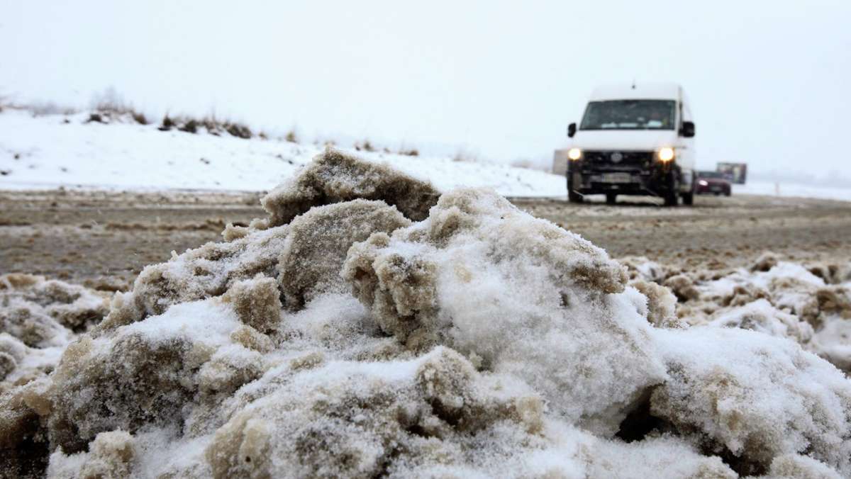 Schnee im Kreis Esslingen: Das große Verkehrschaos ist ausgeblieben