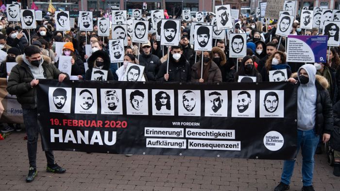 Hanau gedenkt der Opfer des rassistischen Anschlags von 2020