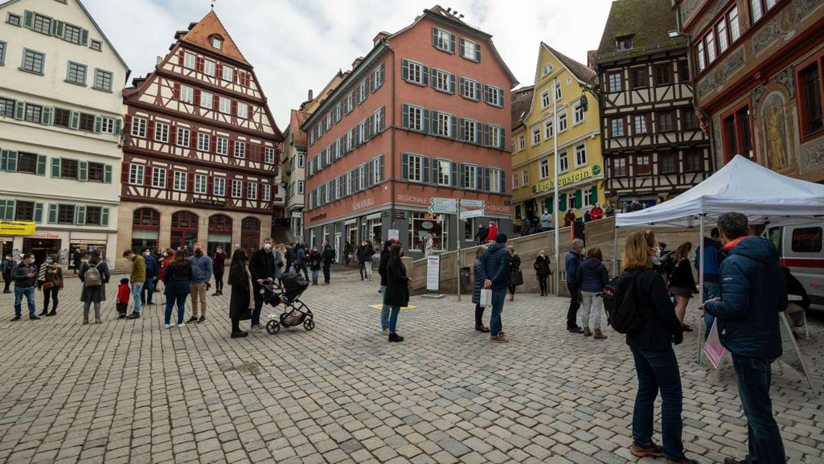 Lockerungen in der Coronavirus-Pandemie: Im Landkreis Tübingen öffnen die Geschäfte