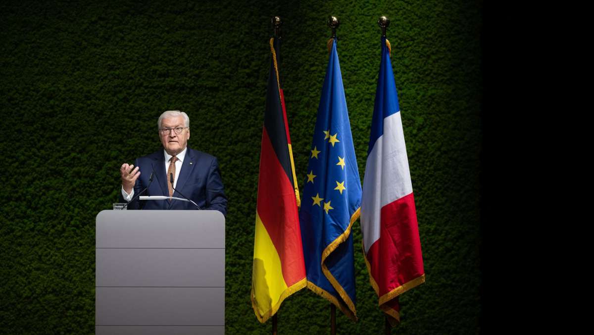 Abgesagter  Macron-Besuch in Ludwigsburg: Bundespräsident Steinmeier hofft auf sozialen Frieden in Frankreich