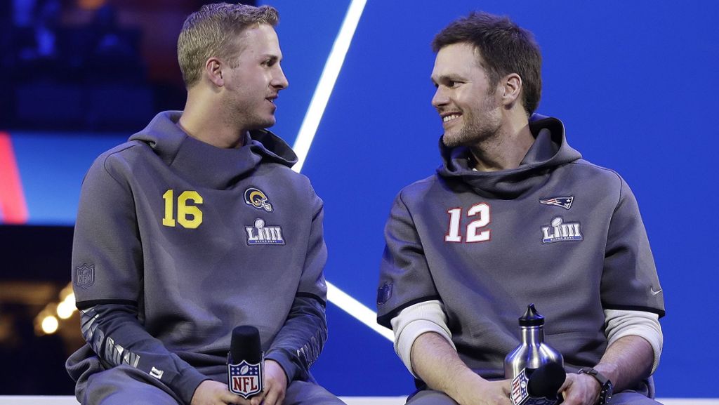 Tom Brady gegen Jared Goff: Das Duell der Generationen beim Super Bowl