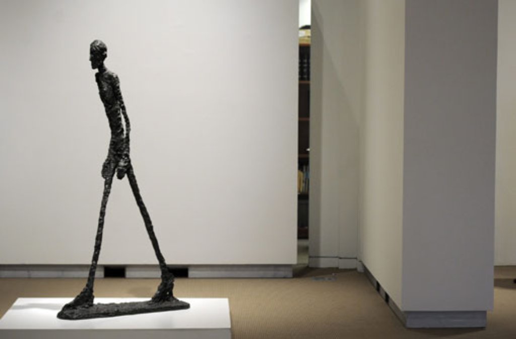 Auf Platz zwei ebenfalls ein Giacometti: 104,3 Mio Dollar (2010) für den "Schreitenden Mann".