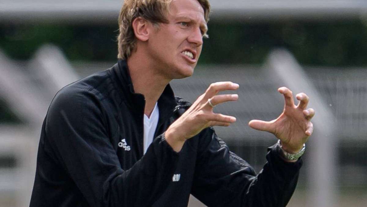 Frank Fahrenhorst, Trainer des VfB Stuttgart II: „Auch Spätentwicklern wollen wir uns beim VfB nicht verschließen“