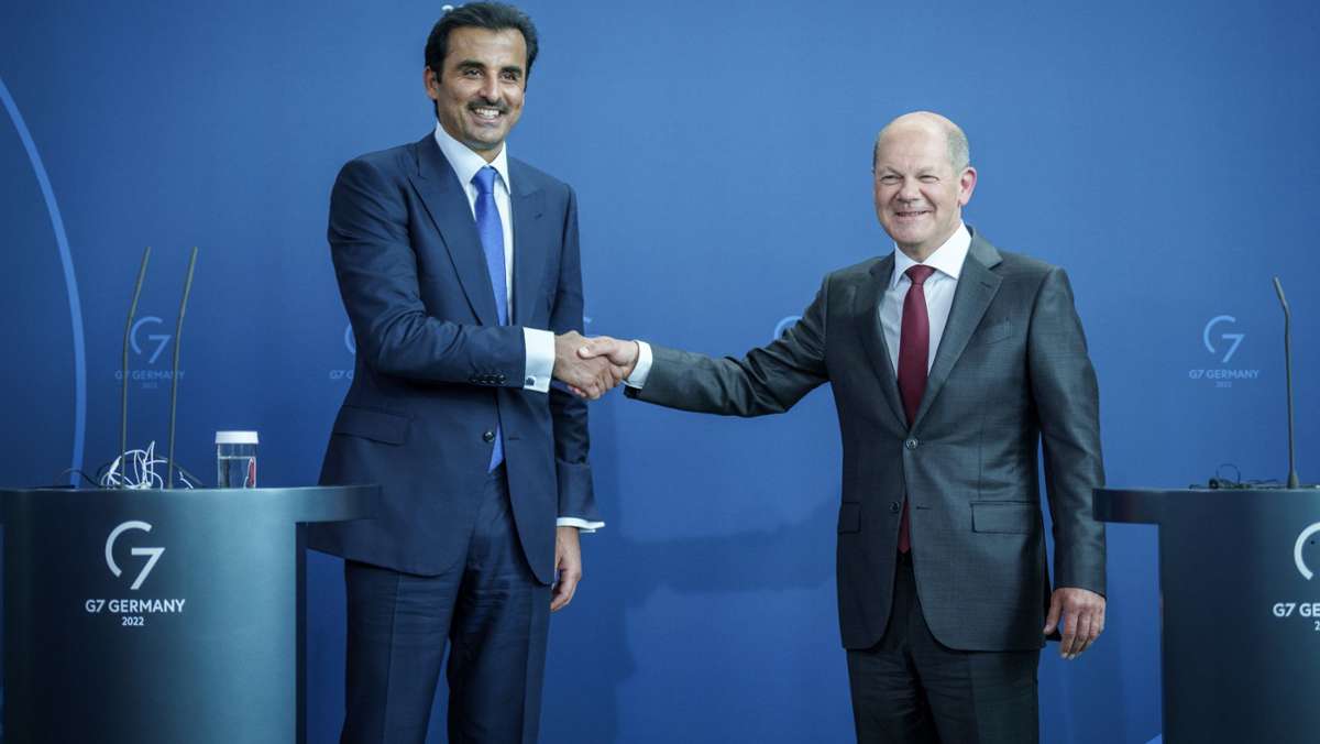 Olaf Scholz: Katar soll zentrale Rolle bei LNG-Versorgung spielen
