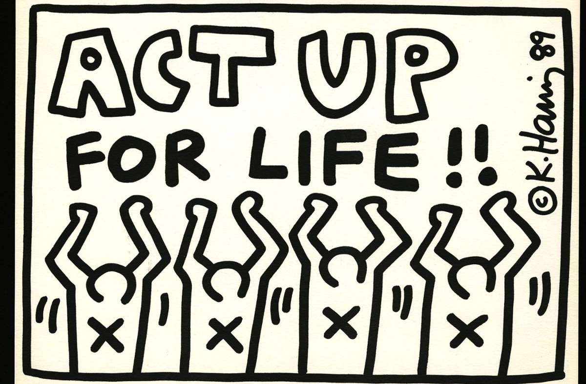 Keith Haring schuf ca. 10 000 Werke - flotte Kunst für schnelle Zeiten.