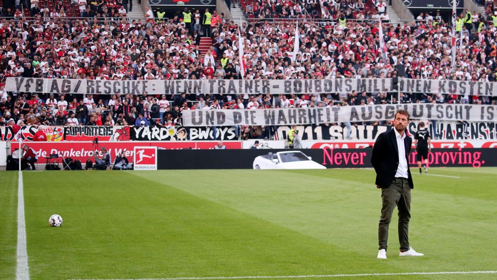 VfB Stuttgart gegen Borussia Dortmund: Cannstatter Kurve übt heftige Kritik an Michael Reschke
