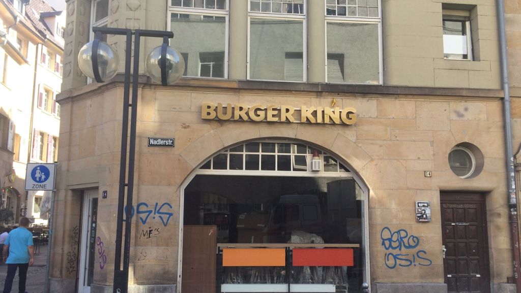 Burger King in Stuttgart: Neueröffnung im Hans-im-Glück-Viertel sorgt für Ärger