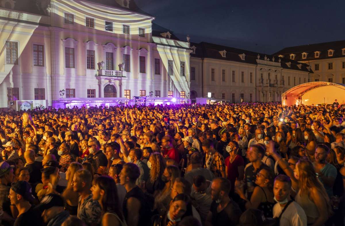 5000 Fans elektronischer Musik kamen am Samstag nach Ludwigsburg.