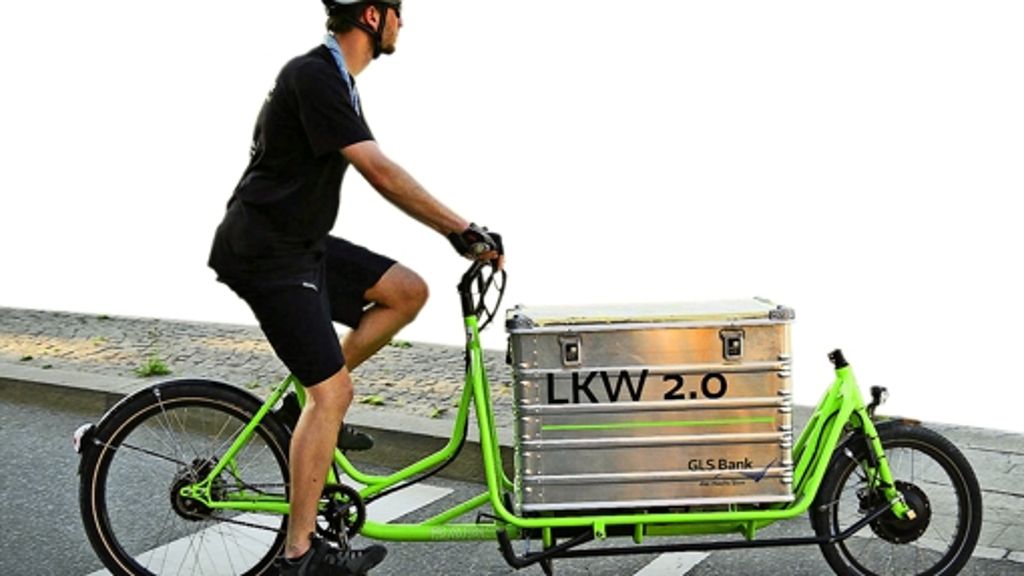 Stuttgart testet umweltfreundliches Logistik-Konzept: Das Paket kommt mit dem Lastenrad