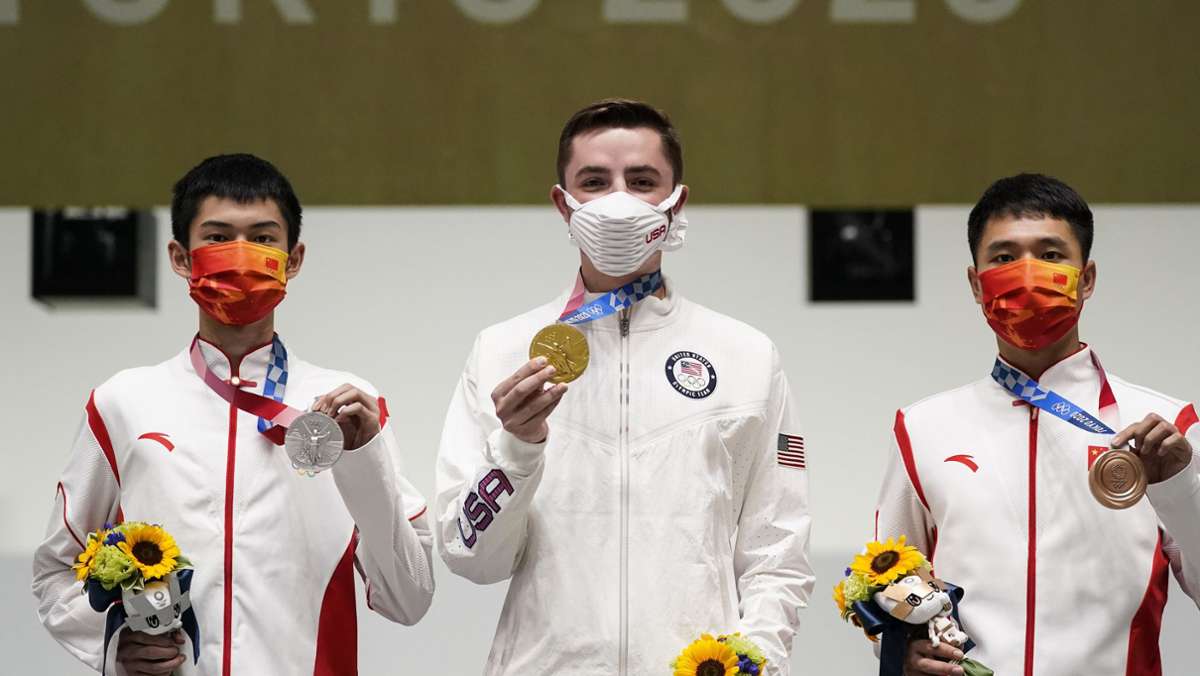 Olympia-Regeln angepasst: Maske darf bei Siegerehrung kurz weg