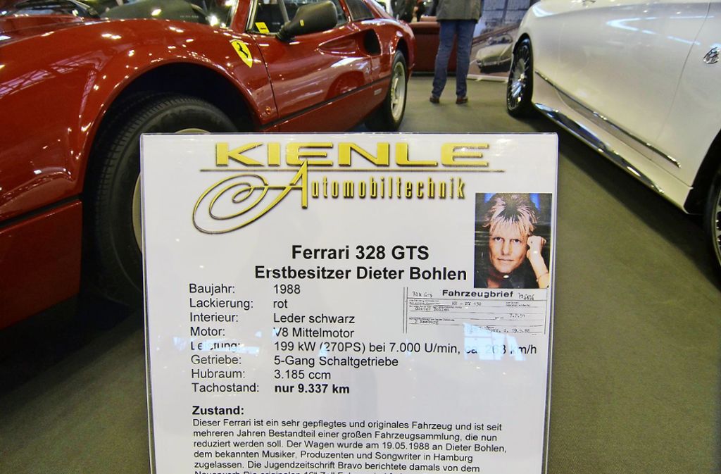 Führt der Name Bohlen zum raschen Verkauf des Ferrari? Foto: Andreas Rosar Fotoagentur-Stuttgart