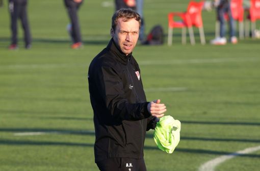 VfB-II-Trainer Andreas Hinkel Foto: Pressefoto Baumann
