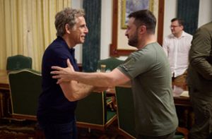 Hollywood-Star Ben Stiller besucht Ukraine-Präsident Selenskyj
