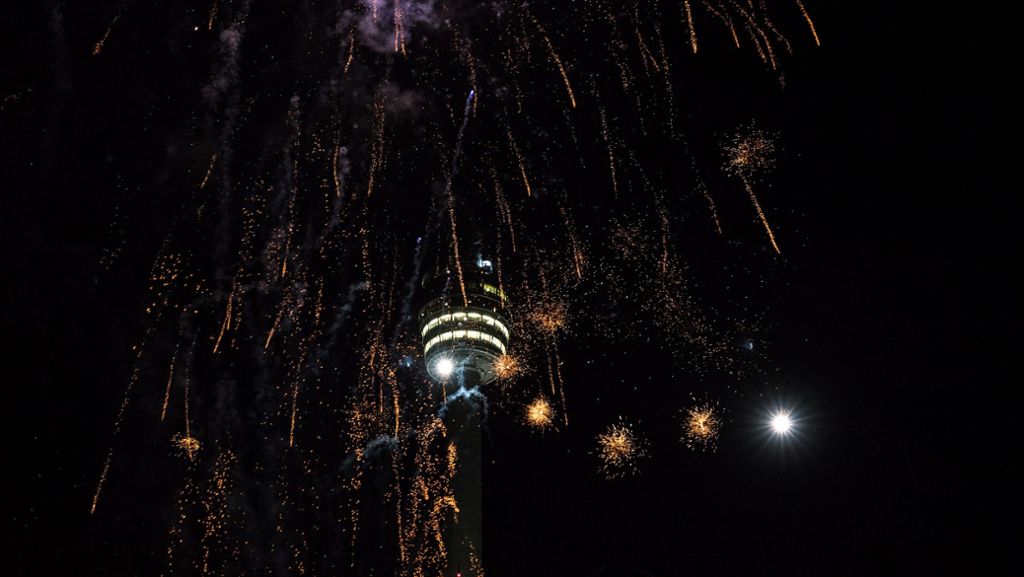 Feuerwerk in Stuttgart: Die schönsten Bilder aus der Silvesternacht