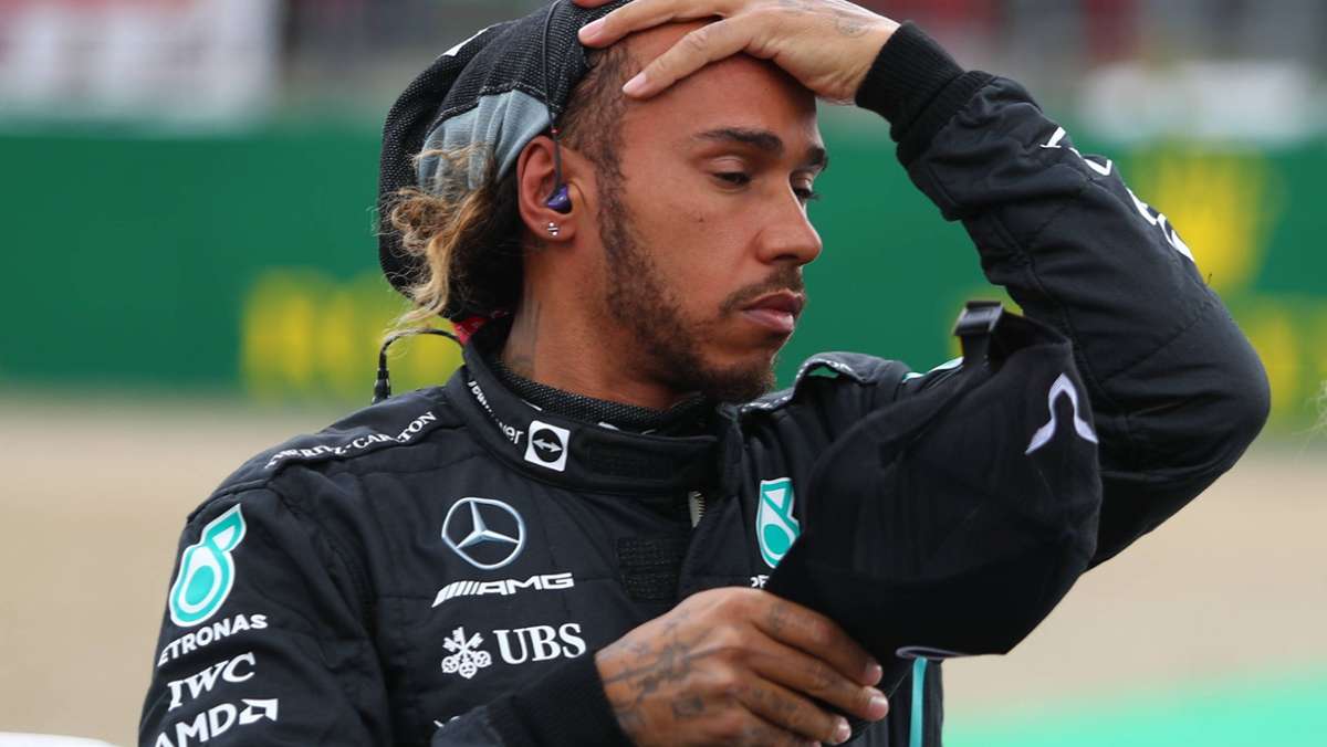 Der Formel-1-Star in einer neuen Situation: Lewis Hamilton lässt am Hoppel-Mercedes kein gutes Haar