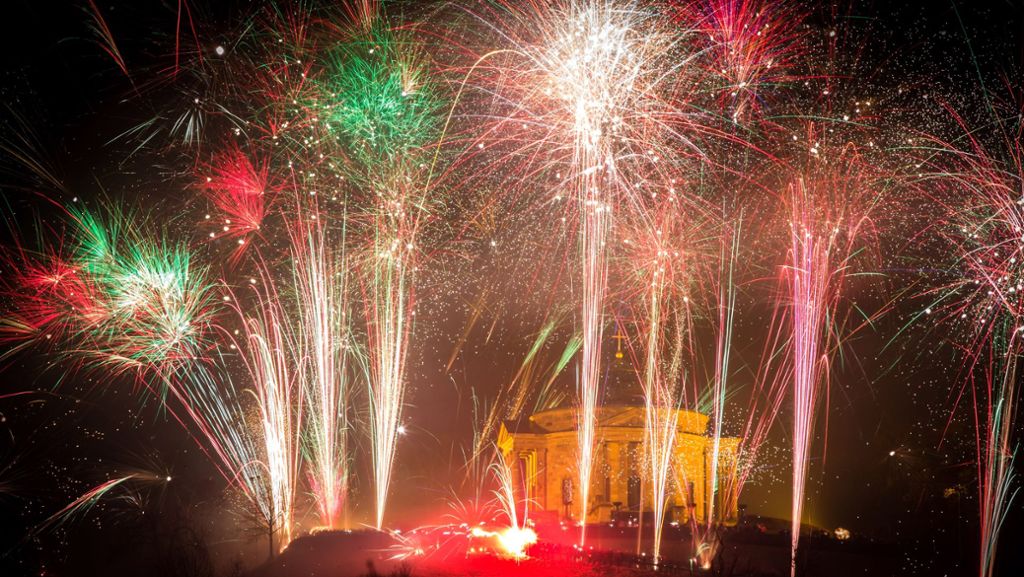 Silvesternacht in Stuttgart: Schloss Solitude und Grabkapelle ohne Feuerwerk