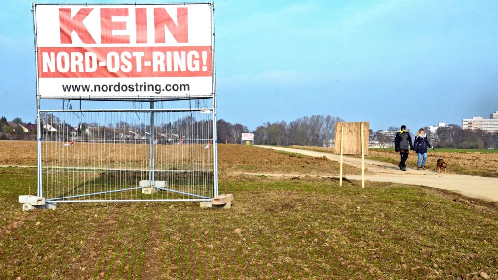 Protest gegen Bundesstraße: Kornwestheim wehrt sich gegen den Nord-Ost-Ring