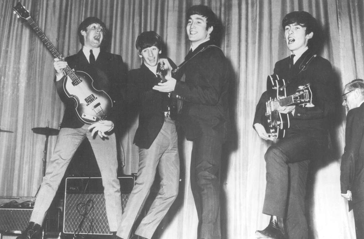 Die Beatles 1962 in London (von links): Paul McCartney, Ringo Starr, John Lennon und George Harrison