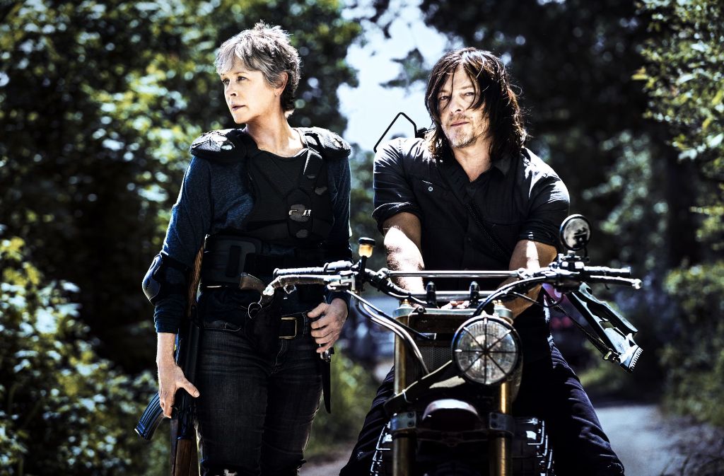Carol (Melissa McBride) und Daryl (Norman Reedus) verbindet schon lange mehr als notgedrungene Waffenbrüderschaft.