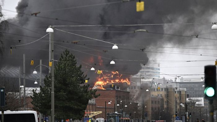 Großbrand in Schwedens größtem Freizeitpark ausgebrochen