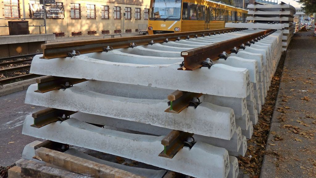 Gleisbauarbeiten in Wangen: Stadtbahnverkehr ab Mittwoch unterbrochen