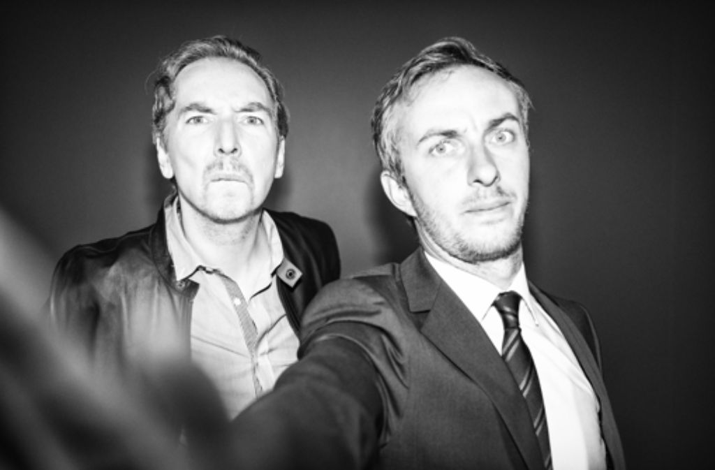 Ohne Selfie geht es nicht: So werben Olli Schulz (links) und Jan Böhmermann für ihre Sendung.