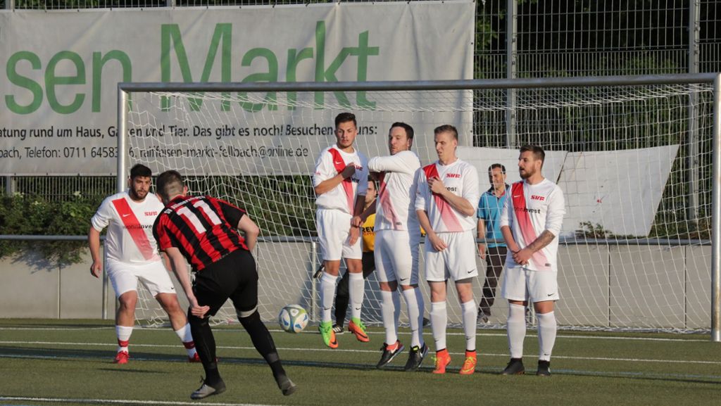 Fußball: SV Fellbach II dem Tabellenzweiten lange ebenbürtig