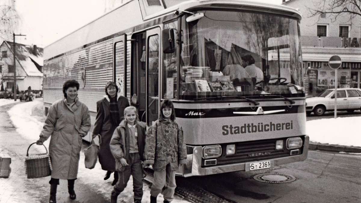 Bücherbusse in Stuttgart: Literatur rollt seit 50 Jahren zu den Kindern