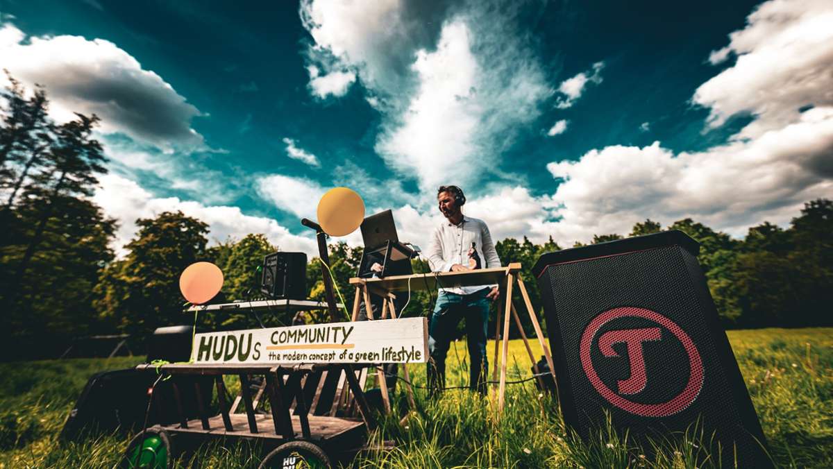 Wochenende in Leinfelden-Echterdingen: DJs sorgen mit Powerbank für Musik im Schmellbachtal