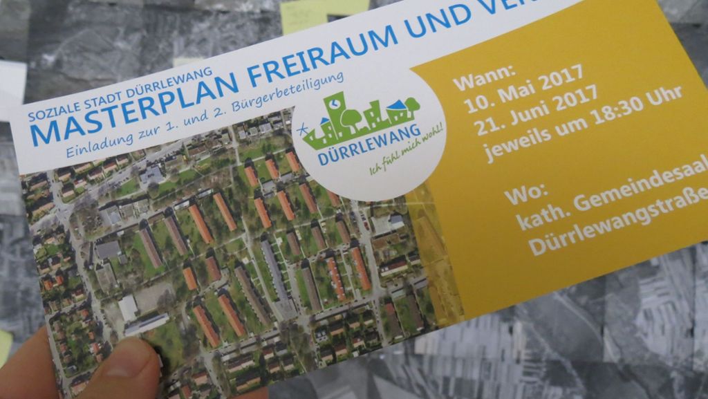Soziale Stadt Dürrlewang: Bürger machen beim Masterplan Verkehr mit