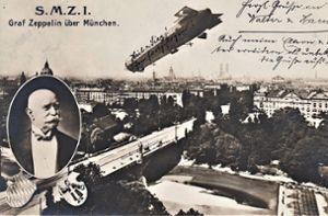 Zeppelin-Landung in München wird in Leonberg gefeiert