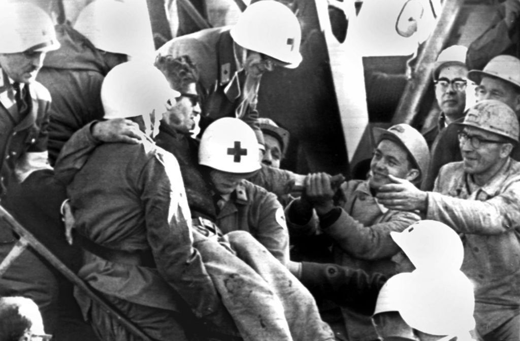 Oktober 1963: Im niedersächsischen Lengede werden bei einem Schlammwasser-Einbruch in der Eisenerzgrube Mathilde 129 Kumpel verschüttet. Der Großteil von ihnen kann sich innerhalb eines Tages in Sicherheit bringen.