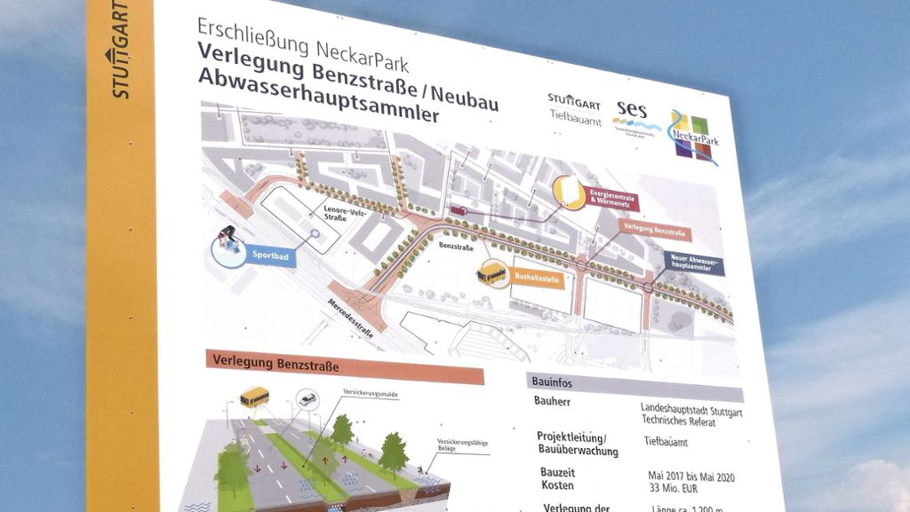 Baumaßnahmen im Neckarpark: Ein Quartiersparkhaus für 18 Millionen Euro