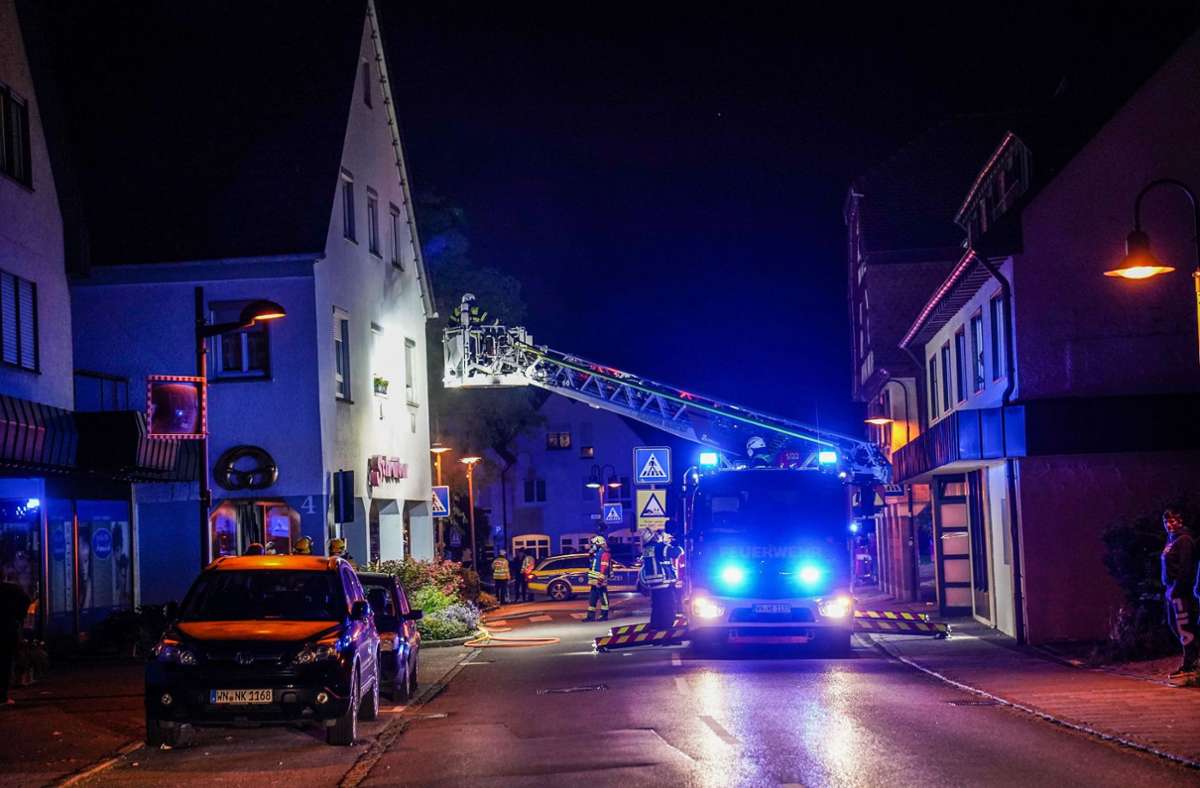 Feuerwehreinsatz in Remshalden-Grunbach Foto: SDMG/SDMG / Kohls