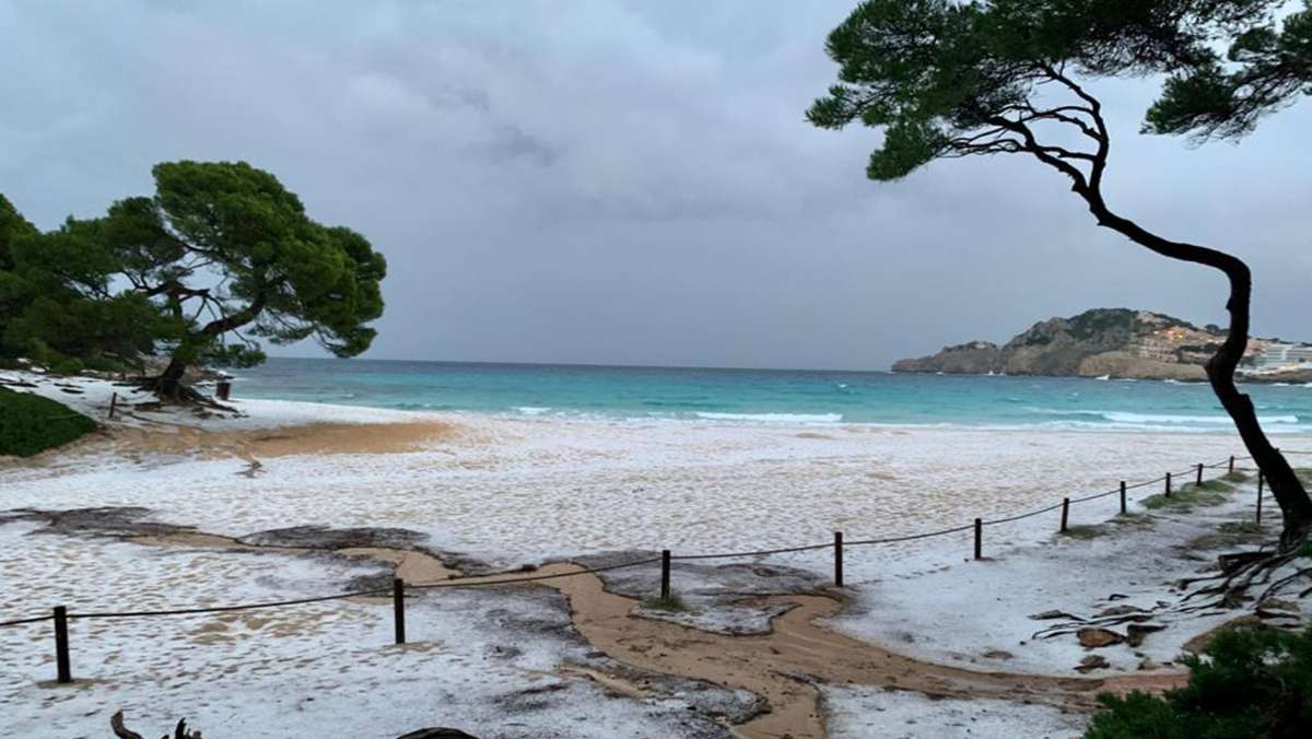  Das Wetter auf Teilen Mallorcas war auch am Wochenende eher etwas für Freunde der Nordsee. Windgeschwindigkeiten von teilweise fast 100 Kilometern pro Stunde fegen über die Urlaubsinsel. 