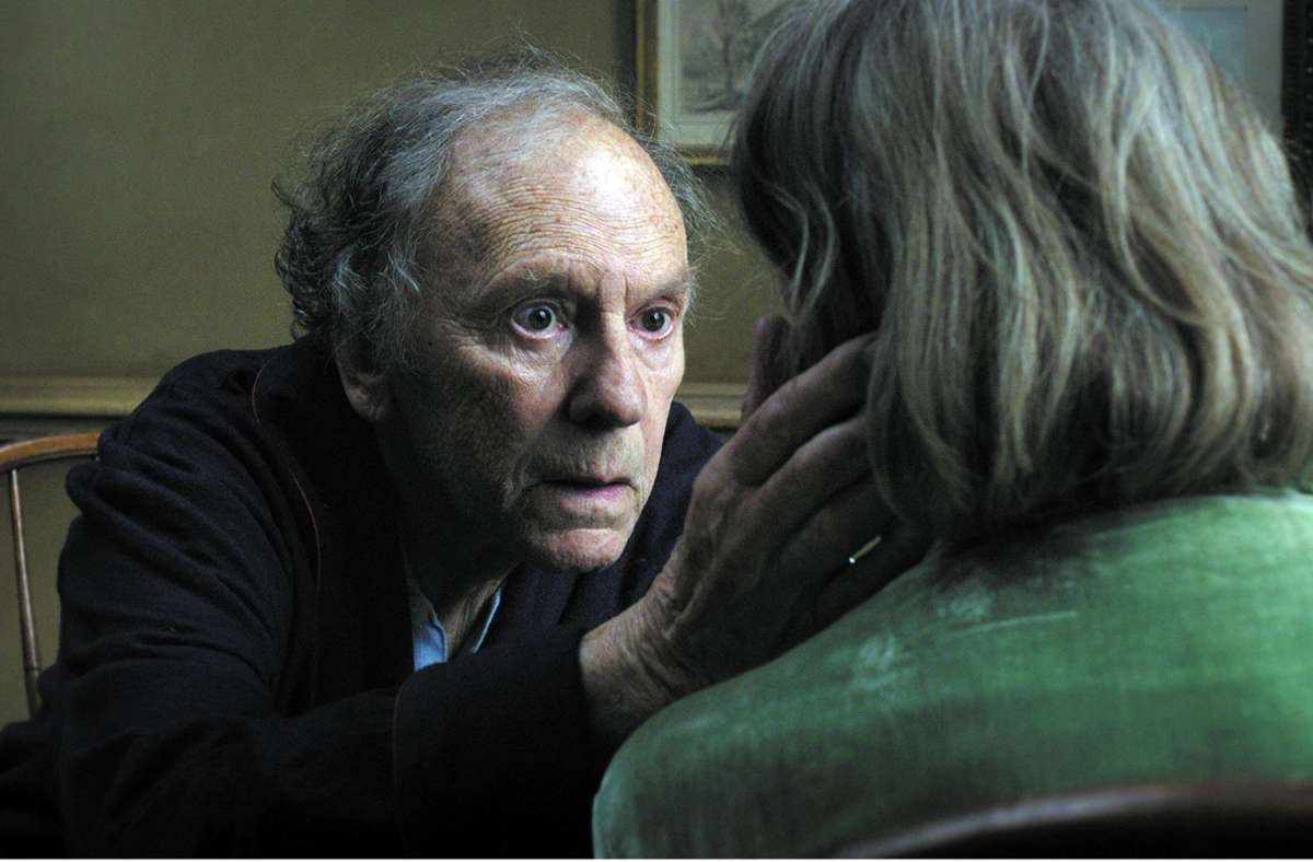 Jean-Louis Trintignant mit Emmanuelle Riva in „Amour“ (2012)