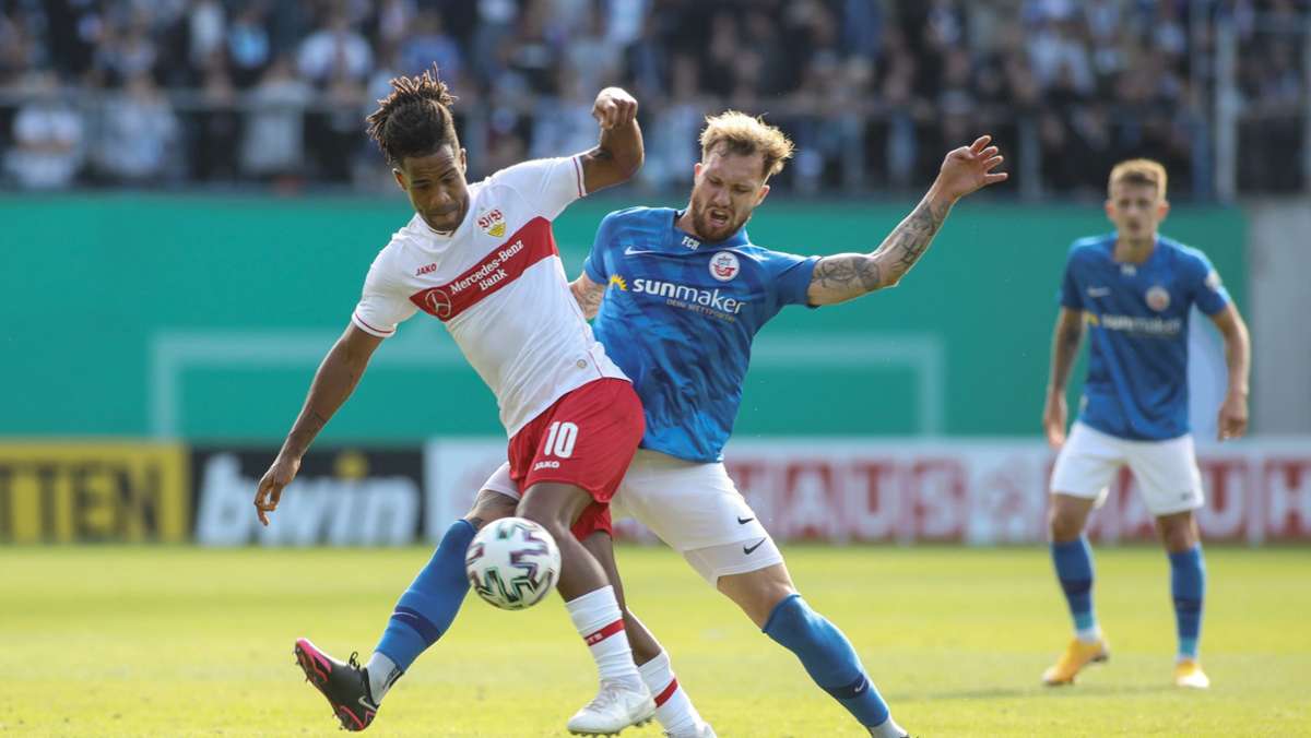 VfB Stuttgart beim FC Hansa Rostock: „So einen Gegner muss man erst einmal knacken“