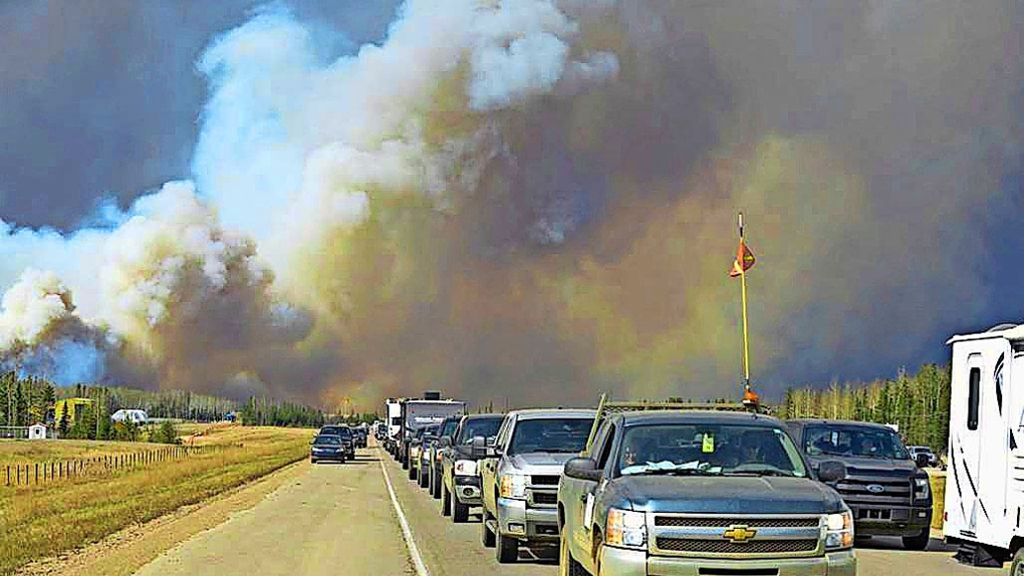 Waldbrände in Kanada: Flucht vor dem Flammenmeer